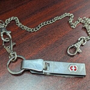 Victorinox Silver Key Holder Chain